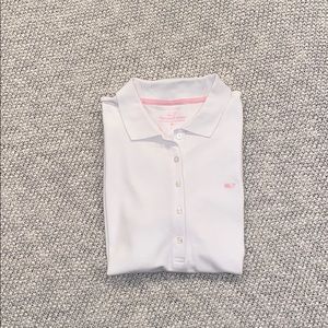 White Vineyard Vines Quarter Button Down
